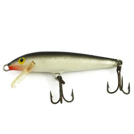 Vintage Rapala Original Floater, 1/8oz Silver fishing lure #5745