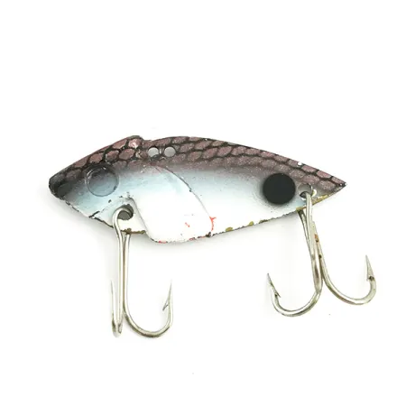 Vintage Cotton Cordell Gay Blade Blade, 1/4oz White / Light Blue / Brown / Red fishing spoon #5748