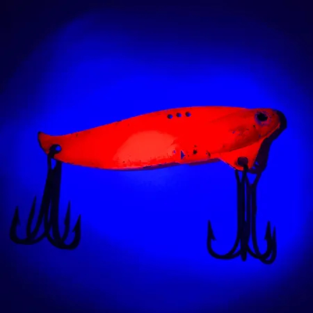 Vintage Heddon Sonar 433 UV, 1/2oz Fluorescent Pink fishing spoon #5749