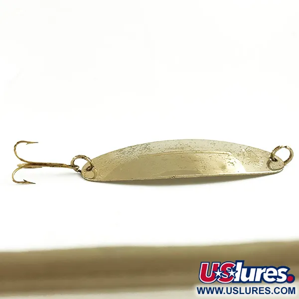 Vintage Williams Wabler W70, 1oz Gold fishing spoon #5760
