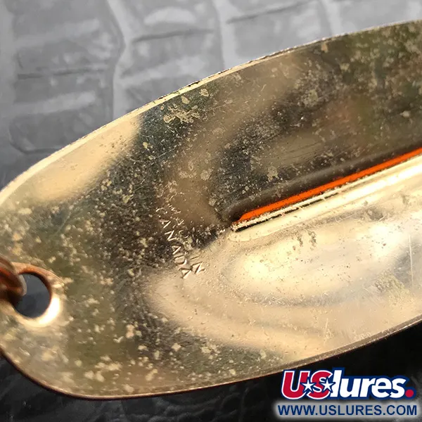 Vintage Williams Wabler W70, 1oz Gold fishing spoon #5760