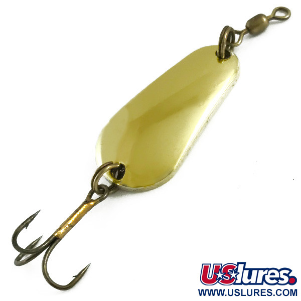 Vintage  Glen Evans Glen L Evans​ Sunbeam, 1/3oz Gold fishing spoon #5762