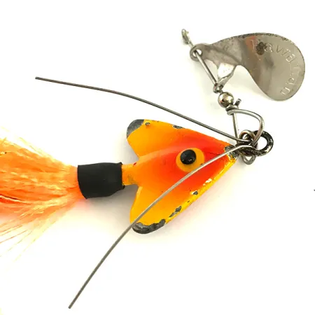 Vintage Fred Arbogast Hawaiian 2​, 1/3oz Nickel / Orange fishing #5772