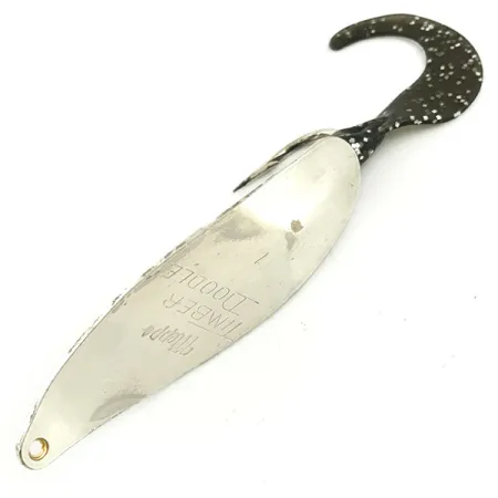 Vintage Mepps Timber Doodle 1, 2/5oz Silver fishing spoon #5773