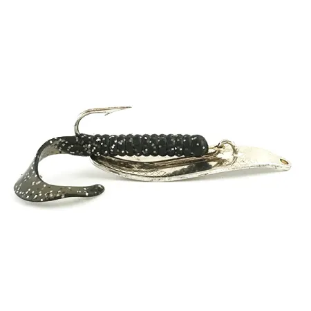 Vintage Mepps Timber Doodle 1, 2/5oz Silver fishing spoon #5773