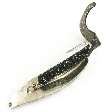 Vintage Mepps Timber Doodle 1, 2/5oz Silver fishing spoon #5773