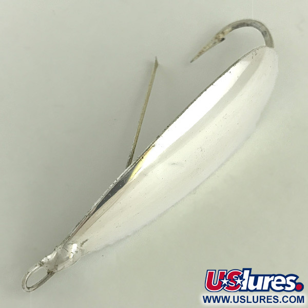 Vintage   Weedless Johnson Silver Minnow, 2/5oz Silver fishing spoon #5775