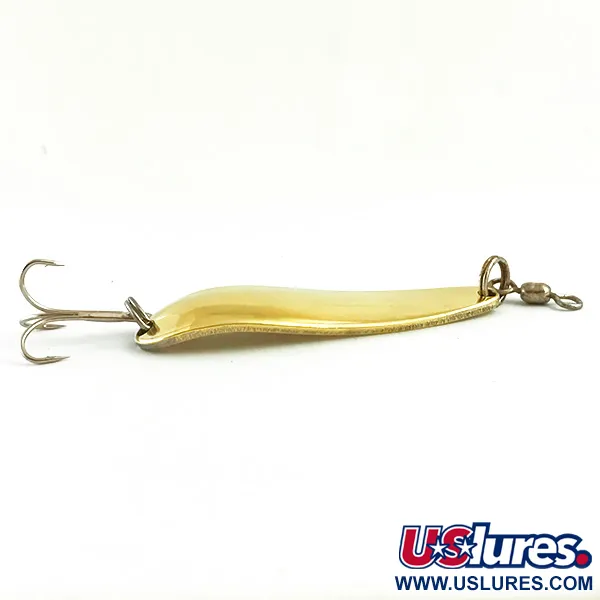 Vintage Luhr Jensen Krocodile Die #4, 2/3oz Brass fishing spoon #5778