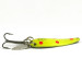 Vintage  Eppinger Dardevle Imp Klicker UV, 2/5oz Yellow / Red / Nickel fishing spoon #5788