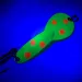 Vintage  Glen Evans Loco 2 UV, 1/4oz Yellow / Red / Nickel / UV Glow in UV light, Fluorescent fishing spoon #5790