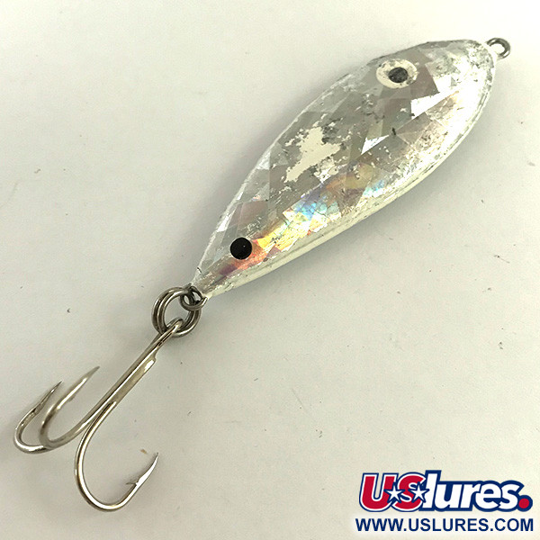 Vintage RSR Lures RSR Shad , 1 1/4oz Silver fishing spoon #5798