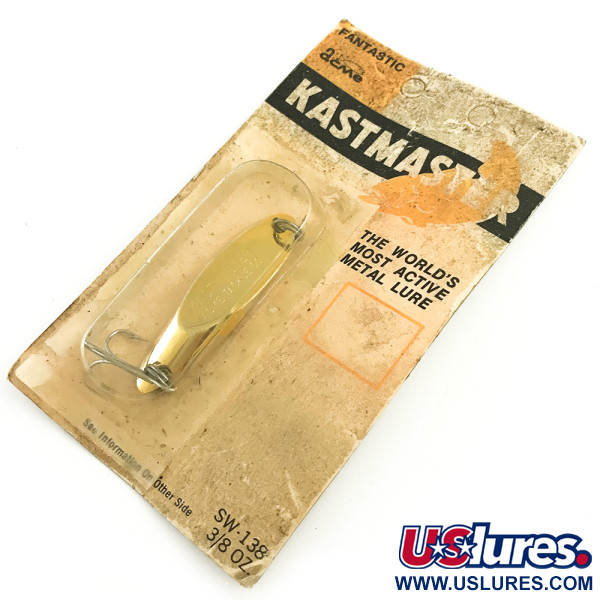  Acme Kastmaster , 3/8oz Gold fishing spoon #5801