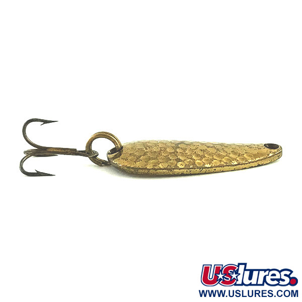 Vintage   Nebco Tor-P-Do 1, 1/4oz Hammered Bronze (Brass) fishing spoon #5813