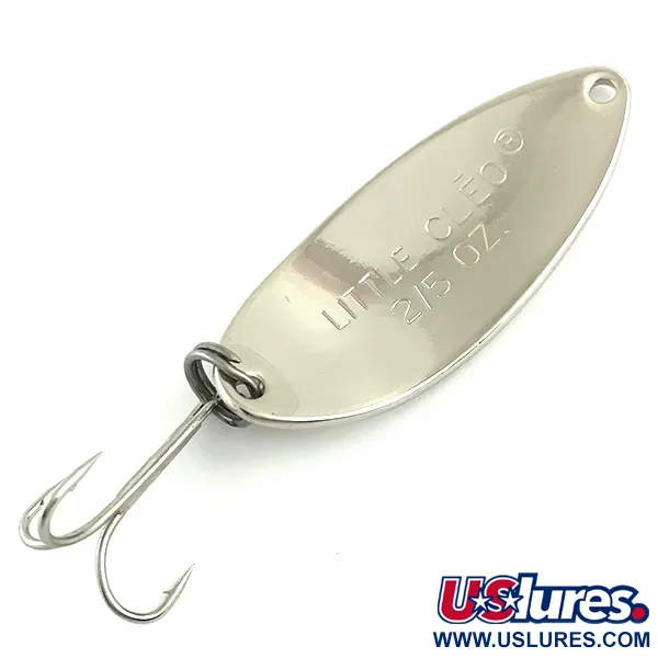 Vintage   Acme Little Cleo, 2/5oz Nickel fishing spoon #15678