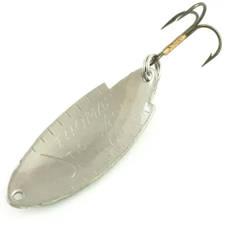 Vintage Thomas Buoyant, 3/16oz Trout / Silver fishing spoon #5822