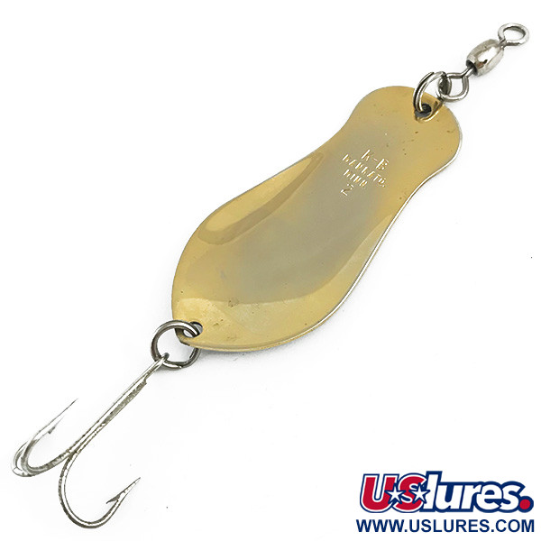 Vintage  K-B Bait K-B Spoon 2, 1/2oz Gold / Nickel fishing spoon #5842