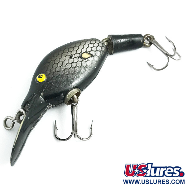 Vintage  Eppinger Sparkle Tail,  Black / Silver fishing lure #5860