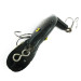 Vintage  Eppinger Sparkle Tail,  Black / Silver fishing lure #5860