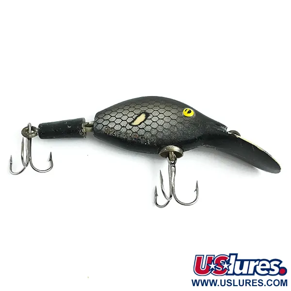 Vintage  Eppinger Sparkle Tail,  Black / Silver fishing lure #5860