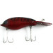 Vintage   Fred Arbogast Mud Bug , 1/2oz Dark Red fishing lure #5863