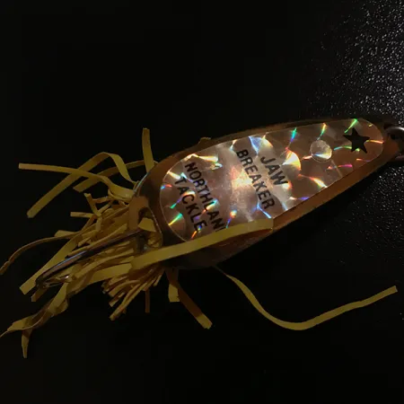 Vintage Northland Jaw-Breaker, 1/2oz Gold fishing spoon #5865
