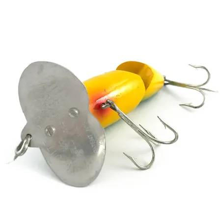 Vintage Fred Arbogast Jitterbug Jointed, 1/3oz Frog fishing lure #5868