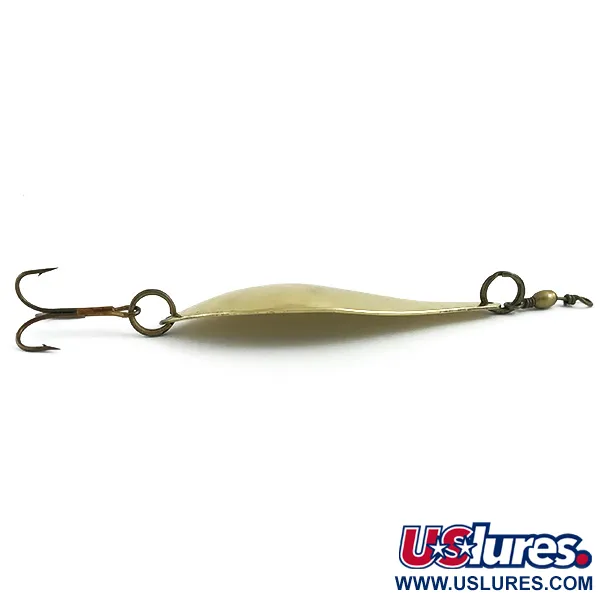 Vintage  Lanes Tackle & Bait Lane's Flasher, 2/3oz Brass fishing spoon #5869