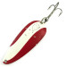 Vintage  Eppinger Dardevle Dardevlet , 3/4oz Red / White / Nickel fishing spoon #5872