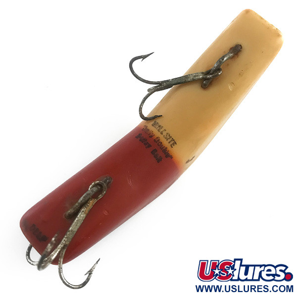 Vintage  Other Mill site daily double , 1/2oz Red / White fishing lure #5881