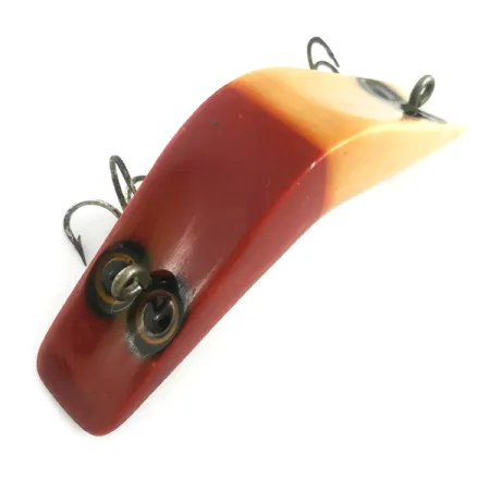 Vintage Other Mill site daily double , 1/2oz Red / White fishing lure #5881