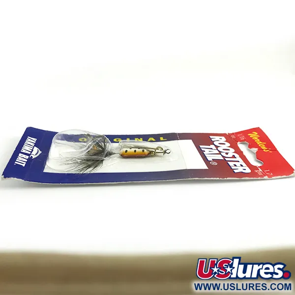  Yakima Bait Worden’s Original Rooster Tail, 1/16oz Gold spinning lure #5885