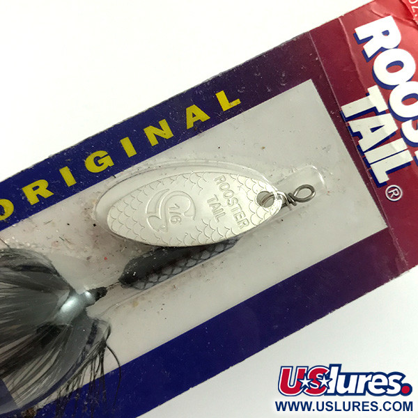 Yakima Bait Worden’s Original Rooster Tail, 3/16oz Silver spinning lure #5886