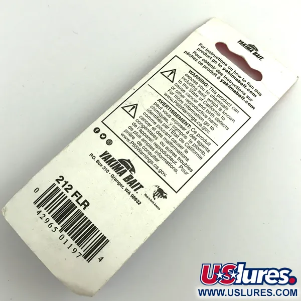  Yakima Bait Worden’s Original Rooster Tail UV, 1/4oz Gold UV Glow in UV light, Fluorescent spinning lure #5887