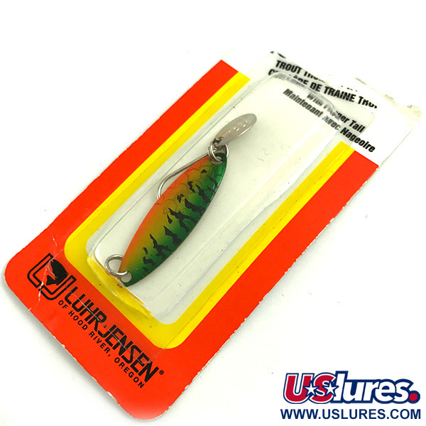  Luhr Jensen Needlefish 1, 1/16oz Fire Tiger fishing spoon #5888