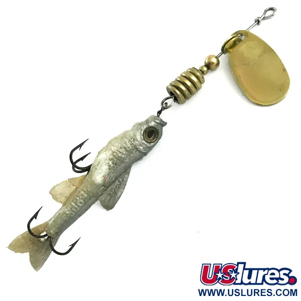 Vintage   Vintage Mepps Comet Mino 2 (1960s), 3/16oz Gold spinning lure #5898