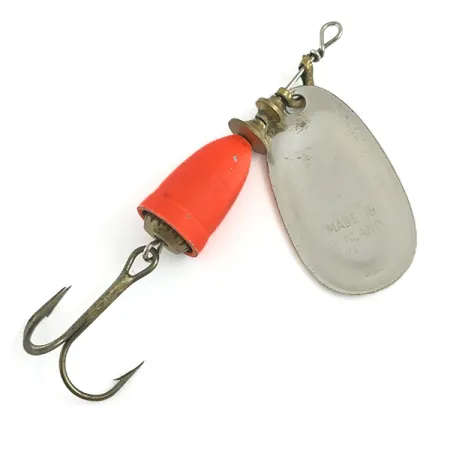 Vintage Blue Fox Super Vibrax 3 UV, 1/4oz Silver spinning lure #5928