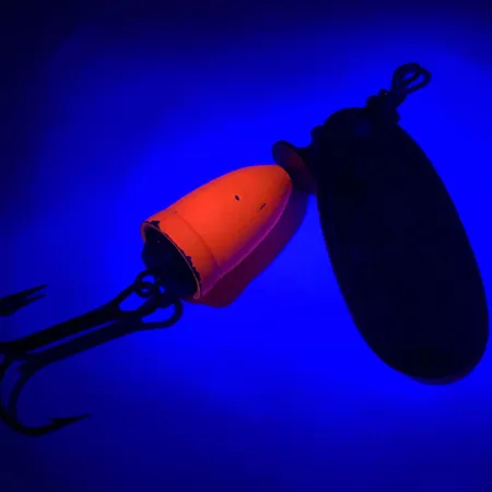 Vintage Blue Fox Super Vibrax 3 UV, 1/4oz Silver spinning lure #5928