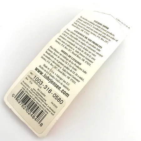 Luhr Jensen Krocodile UV, 1/4oz Yellow fishing spoon #5922