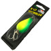  Acme K.O. Wobbler UV, 3/4oz Yellow / Green / Nickel fishing spoon #5923