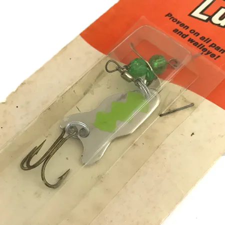 Brad’s Killer FISHERMAN'S LUCK UV, 1/4oz Nickel / Green fishing spoon #5925
