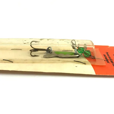 Brad’s Killer FISHERMAN'S LUCK UV, 1/4oz Nickel / Green fishing spoon #5925