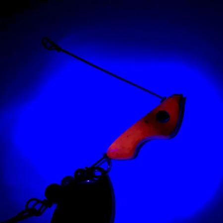 Vintage Erie Dearie Walleye Killer, 1/2oz Nickel / Red spinning lure #5932