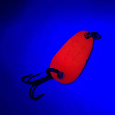 Vintage Sølvkroken Spesial Classic UV, 1/8oz Red UV / Silver fishing spoon #6264