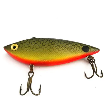 Vintage Cotton Cordell TH Spot UV, 1/2oz Green / Orange fishing lure #5935
