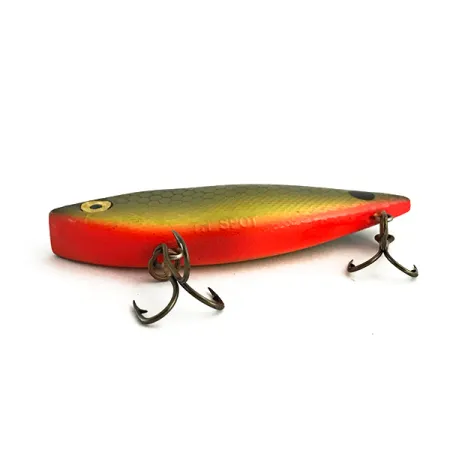 Vintage Cotton Cordell TH Spot UV, 1/2oz Green / Orange fishing lure #5935