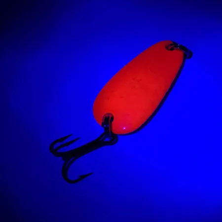 Vintage Sølvkroken Spesial Classic UV, 1/4oz Red UV / Silver fishing spoon #12346