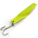 Vintage  Z-RAY Lures Z-Ray Model 125, 2/5oz Yellow / Red Glow fishing spoon #5939