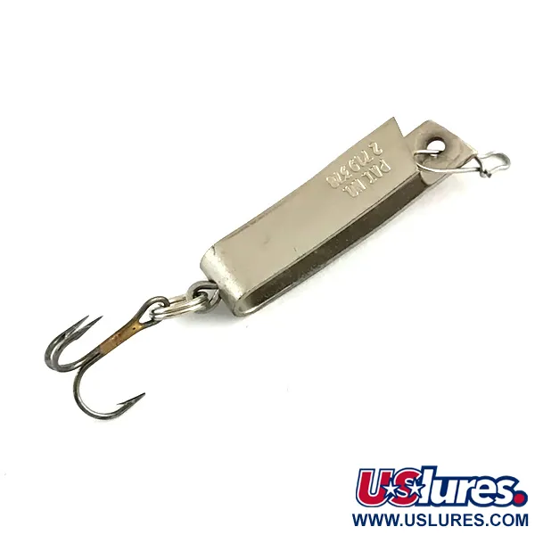 Vintage   Luhr Jensen Super-Duper 501, 3/32oz Nickel / Red fishing spoon #5951