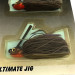   DUH Ultimate Weedless Jig UV, 2/5oz Brown / Red fishing #6294