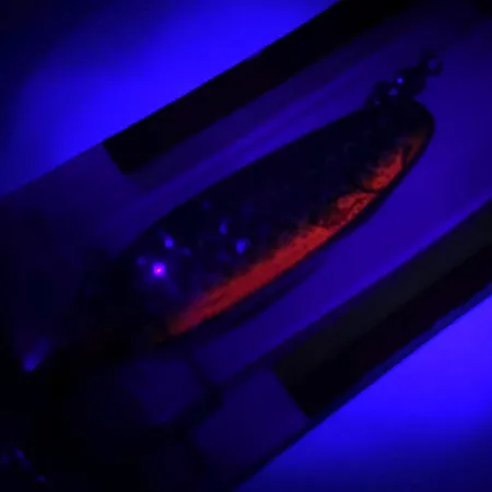 Luhr Jensen Krocodile Die #3 UV, 1/3oz Rainbow Trout fishing spoon #5958